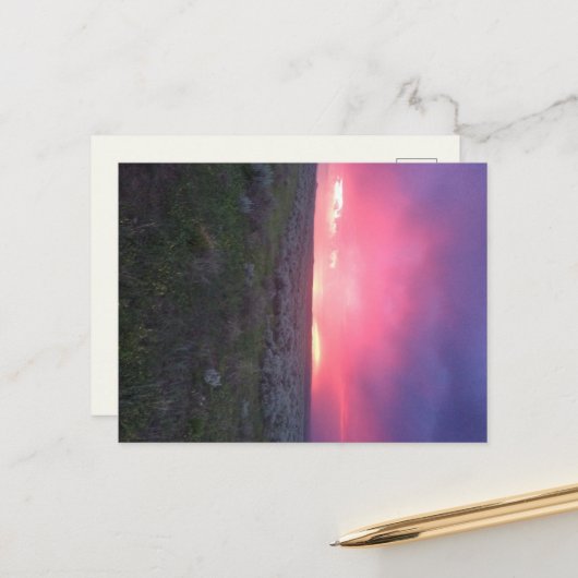 Sturmlicht Postkarte (Vorderseite/Rückseite Beispiel)