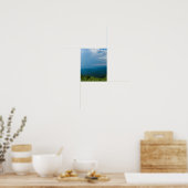 Sturmlicht über Blue Ridge Poster (Küche)