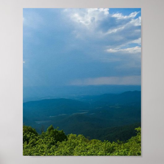 Sturmlicht über Blue Ridge Poster (Vorne)
