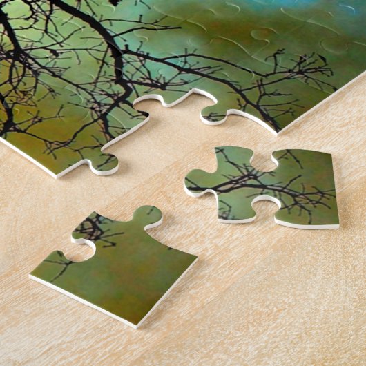 Sturmmorgens mit Baumrätseln Puzzle (Seite)