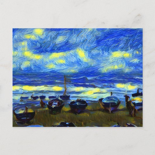 Sturmnachmittag Postkarte (Vorderseite)