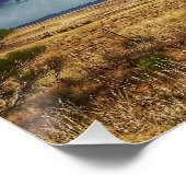 'Sturmnähern' Wetter-Foto Poster (Ecke)