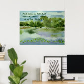 Sturm's Comin's Sommer Wasserfarbe, werde ich lobe Poster (Heimbüro)