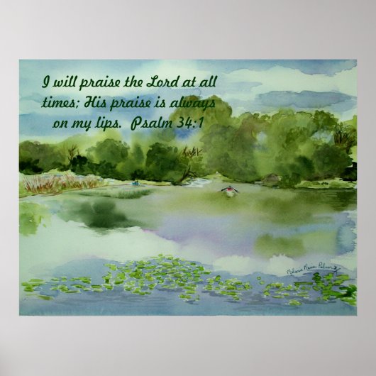 Sturm's Comin's Sommer Wasserfarbe, werde ich lobe Poster (Vorne)