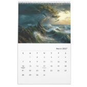 Sturms Embrace: Majestic Torrey Pines Kalender (Mär 2027)