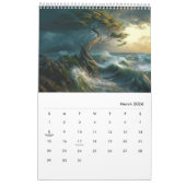 Sturms Embrace: Majestic Torrey Pines Kalender (Mär 2026)