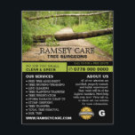 Sturmschaden - Baumchirurg - Arborist Flyer<br><div class="desc">Sturmschaden - Baumchirurg - Arboristischer Flyer der Werbung durch den Visitenkartenladen.</div>