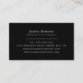 Sturmschaden - Baumchirurg - Arborist Visitenkarte (Rückseite)