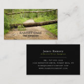 Sturmschaden - Baumchirurg - Arborist Visitenkarte (Vorne/Hinten)