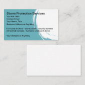 Sturmschutzprodukte und -dienste visitenkarte (Vorne/Hinten)