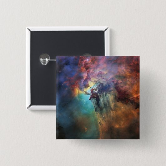 Sturmsee im Lagunennebel in Sagittarius Button (Vorne & Hinten)