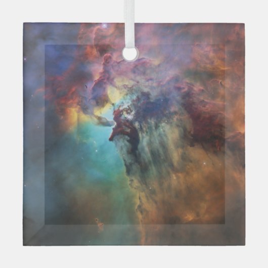 Sturmsee im Lagunennebel in Sagittarius Ornament Aus Glas (Vorderseite)