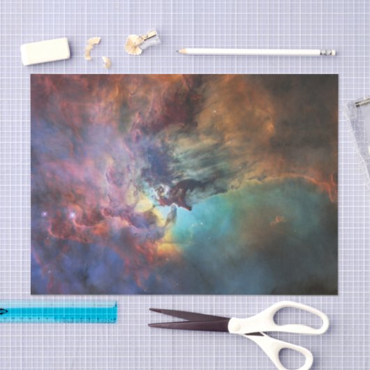 Sturmsee im Lagunennebel in Sagittarius Seidenpapier (Handwerk)