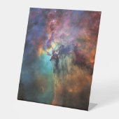 Sturmsee im Lagunennebel in Sagittarius Sockelschild (Vorderseite)