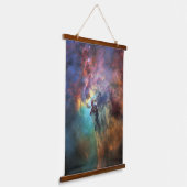 Sturmsee im Lagunennebel in Sagittarius Wandteppich Mit Holzrahmen (Gewinkelt)