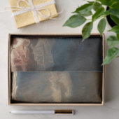 Sturmsee mit Schiffswrack (von Marcus Larson) Seidenpapier (Geschenk)