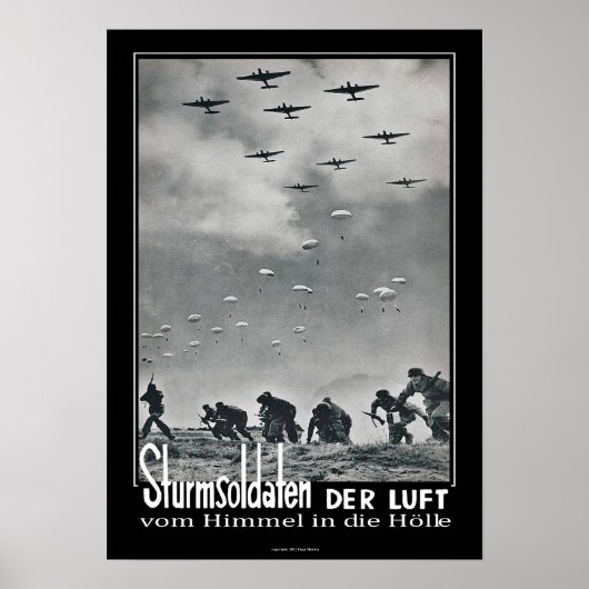 Sturmsoldat der Luft Poster (Vorne)