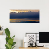 Sturmsonnenaufgang über dem Poster der Ouachita (Heimbüro)