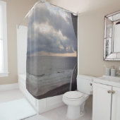 Sturmsonnengang über dem Ozean Duschvorhang (Beispiel)