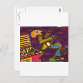 Sturmtaucher Postkarte (Vorne/Hinten)