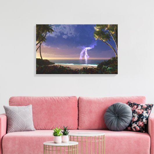 Sturmtide Leinwanddruck (Insitu (Wohnzimmer))