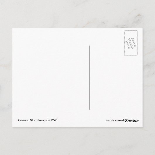 Sturmtruppen Postkarte (Rückseite)