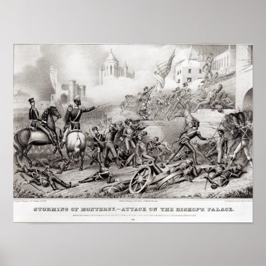 Stürmung von Monterey Poster (Vorne)