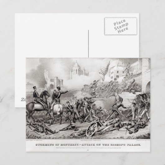 Stürmung von Monterey Postkarte (Vorne/Hinten)