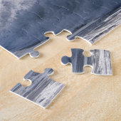 Sturmwelle am Leuchtturm von Cape Disteration Puzzle (Seite)