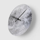 Sturmwelle Runde Wanduhr (Winkel)