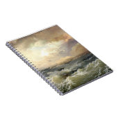 Sturmwellen im Ozean Notizblock (Rechte Seite)