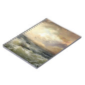 Sturmwellen im Ozean Notizblock (Linke Seite)