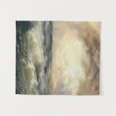 Sturmwellen im Ozean Wandteppich (Vorderseite (Horizontal))