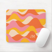 Sturmwellen im Retrostil Mousepad (Mit Mouse)