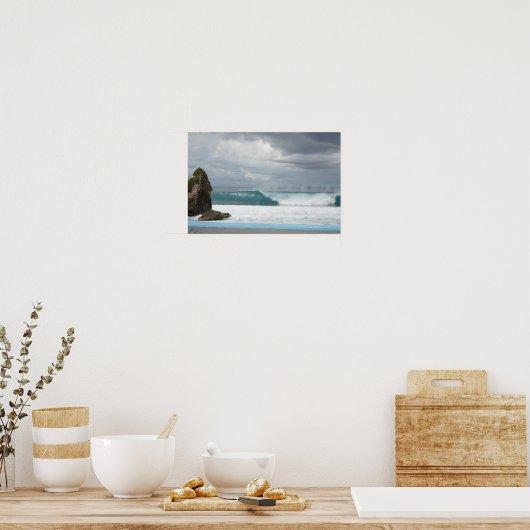 Sturmwellen Poster (Küche)