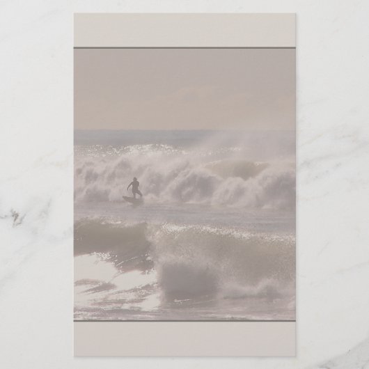 Sturmwellen Surfer Stationierung Briefpapier (Vorderseite)