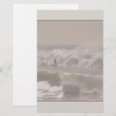 Sturmwellen Surfer Stationierung Briefpapier (Vorne/Hinten)