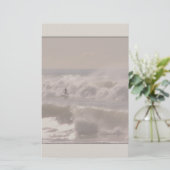 Sturmwellen Surfer Stationierung Briefpapier (Stehend Vorderseite)