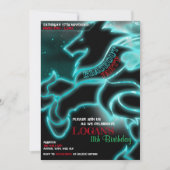 Sturmwolf-Blackout-Party Einladungen (Vorderseite)