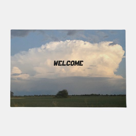 Sturmwolke Fußmatte (Vorderseite)