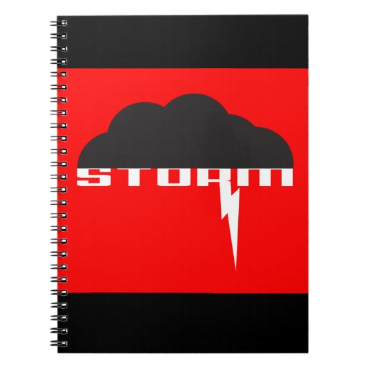 Sturmwolke Notizblock (Vorderseite)