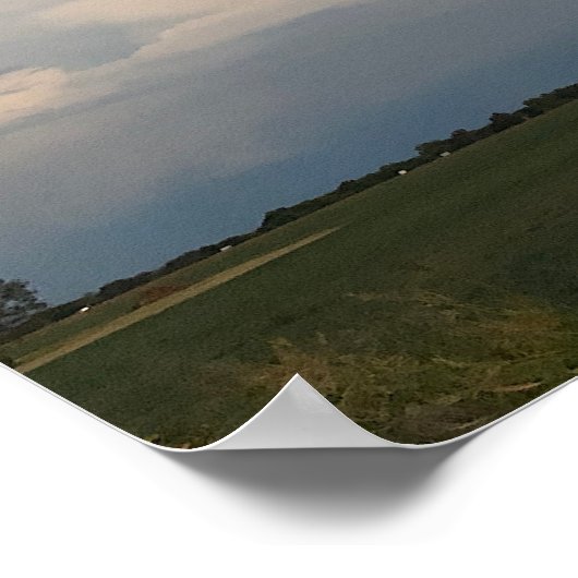 Sturmwolke Poster (Ecke)