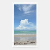 Sturmwolke über Tropenküste Serviette (Vorderseite)