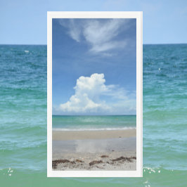 Sturmwolke über Tropenküste Serviette