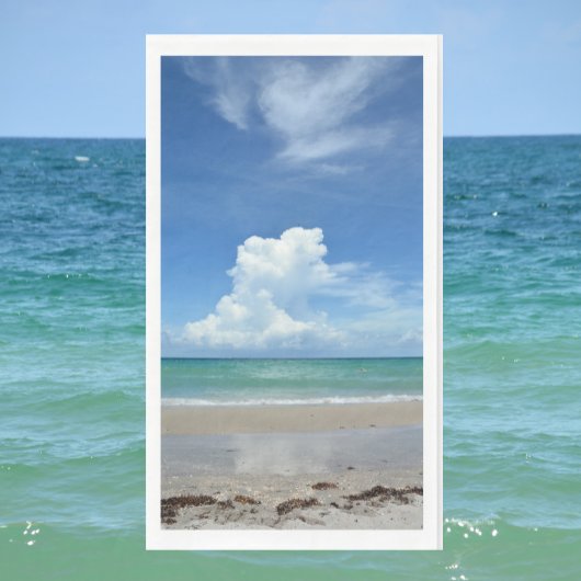 Sturmwolke über Tropenküste Serviette