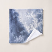 Sturmwolken Badehandtuch Set (Waschlappen)