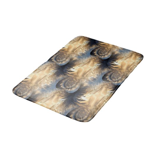 Sturmwolken....... Badematte (Schrägansicht)