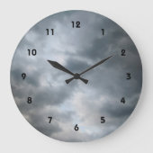 Sturmwolken brechen große wanduhr (Vorderseite)