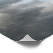 Sturmwolken brechen poster (Ecke)