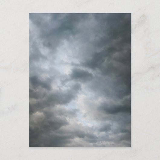 Sturmwolken brechen postkarte (Vorderseite)